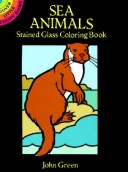 Book cover for Sea Animals Stained Glass Colouring Book