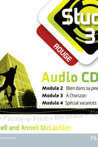 Cover of Studio 3 rouge Audio CD B (11-14 French)