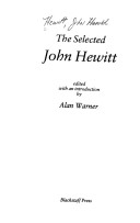 Book cover for The Selected John Hewitt