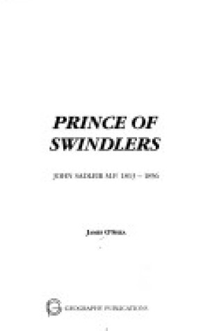 Cover of Prince of Swindlers