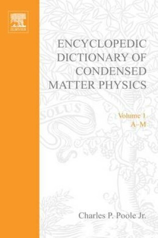 Cover of Encyclopedic Dictionary of Condensed Matter Physics