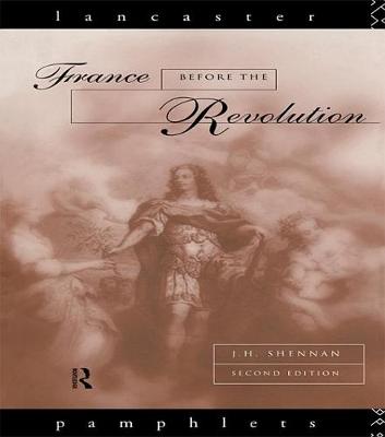Cover of France Before the Revolution