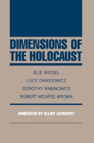 Cover of Dimensions of the Holocaust