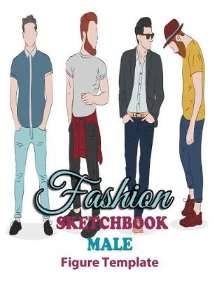 Book cover for Fashion Sketchbook Male Figure Template