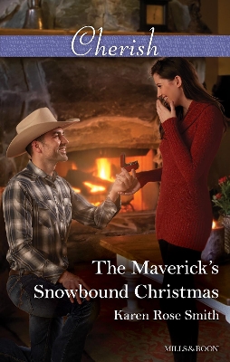 Book cover for The Maverick's Snowbound Christmas