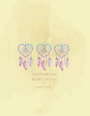 Book cover for Sketchbook boho style by magic lover