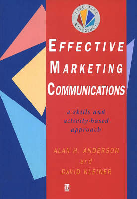 Book cover for Effective Marketing Communications