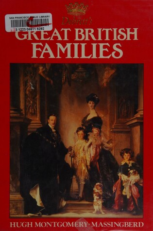 Cover of Debrett's Great British Families