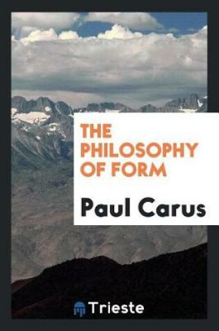 Cover of The Philosophy of Form