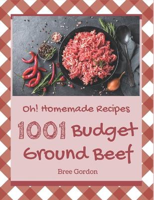 Book cover for Oh! 1001 Homemade Budget Ground Beef Recipes