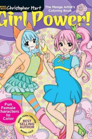 Cover of Manga Artist's Coloring Book: Girl Power!