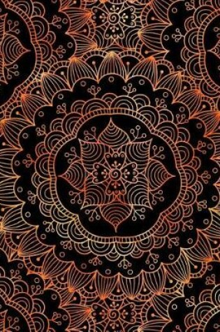 Cover of Bullet Journal Notebook Flower Mandala Pattern 4