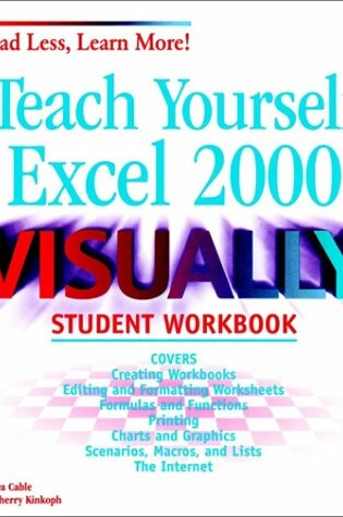 Cover of Teach Yourself Excel 2000 Visually Student Workboo K