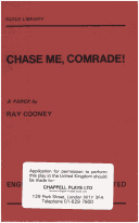 Book cover for Chase Me Comrade