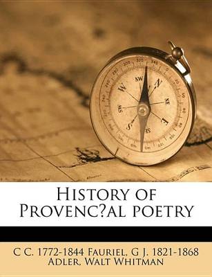 Book cover for History of Provenc Al Poetry