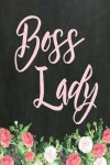 Book cover for Chalkboard Journal - Boss Lady (Baby Pink)