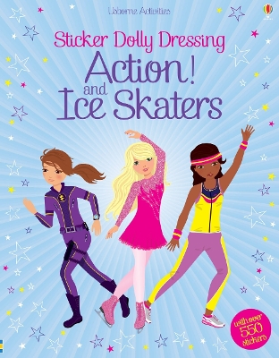 Cover of Sticker Dolly Dressing Action! & Ice Skaters