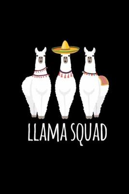 Book cover for Llama Squad Cinco De Mayo Design