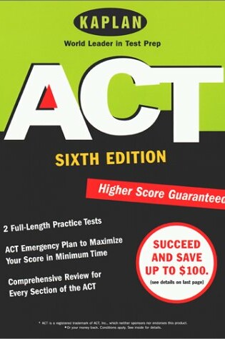 Cover of Kaplan Act Sixth Edition