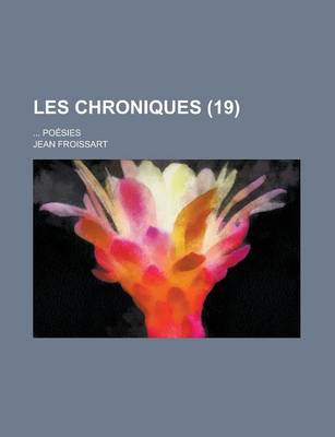 Book cover for Les Chroniques; ... Poesies (19)