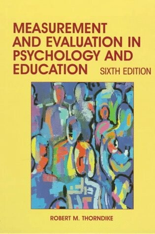 Cover of Measurement and Evaluation in Psychology and Education