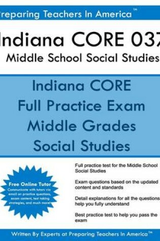 Cover of Indiana Core 037 Middle School Social Studies