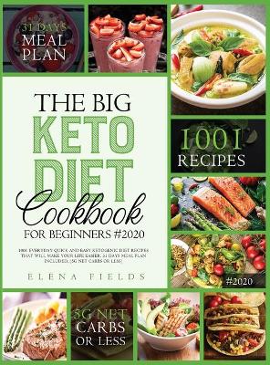 Book cover for THE BIG Keto diet COOKBOOK FOR BEGINNERS