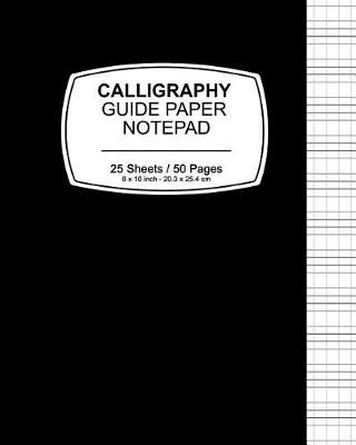 Book cover for Calligraphy Guide Paper Notebook -Black Cover