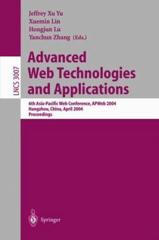 Cover of Advanced Web Technologies and Applications