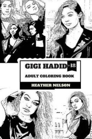 Cover of Gigi Hadid Adult Coloring Book