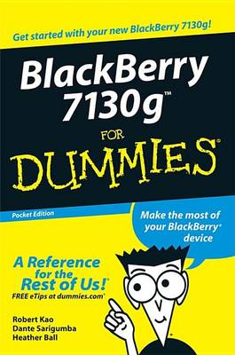 Book cover for Blackberry 7130c for Dummies