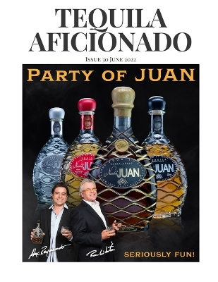 Book cover for Tequila Aficionado Magazine, June 2022