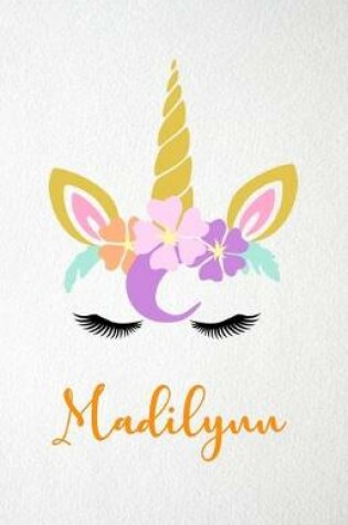 Cover of Madilynn A5 Lined Notebook 110 Pages