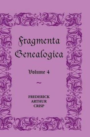 Cover of Fragmenta Genealogica