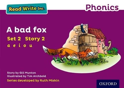 Book cover for Read Write Inc. Phonics: A Bad Fox (Purple Set 2 Storybook 2)