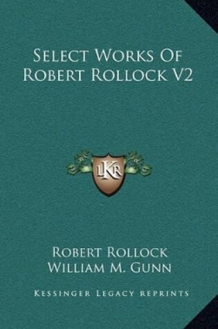 Cover of Select Works of Robert Rollock V2