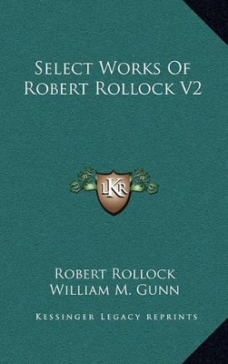 Book cover for Select Works of Robert Rollock V2