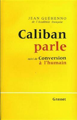 Book cover for Caliban Parle - Suivi de