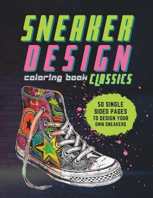 Book cover for Sneaker Design Coloring Book