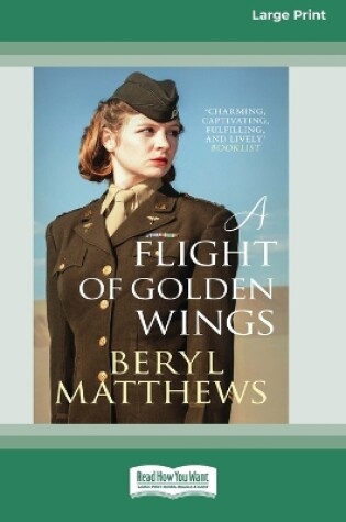 Cover of A Flight of Golden Wings [Large Print 16 Pt Edition]