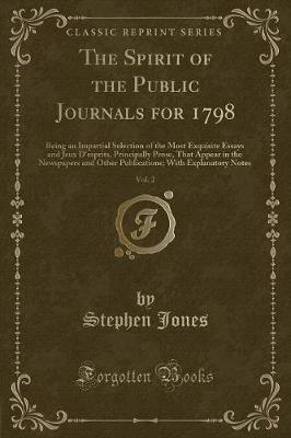 Book cover for The Spirit of the Public Journals for 1798, Vol. 2