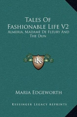 Cover of Tales of Fashionable Life V2
