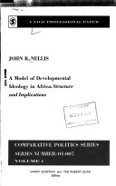 Book cover for Model of Developmental Ideology in Africa