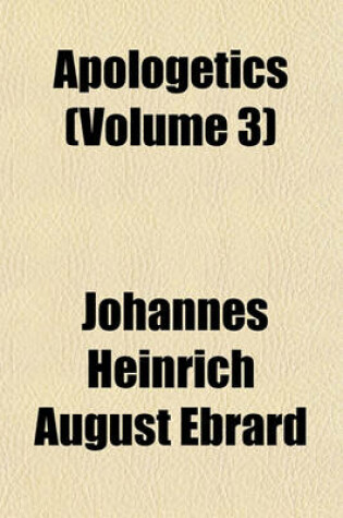 Cover of Apologetics (Volume 3)