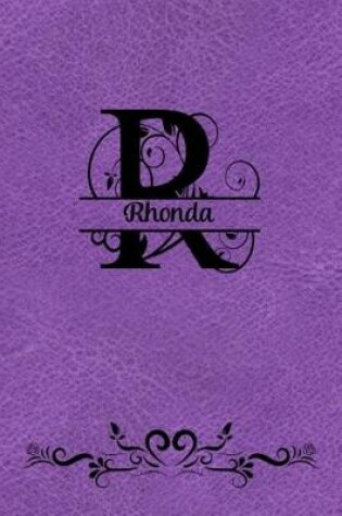 Cover of Personalized Name Journal - Rhonda