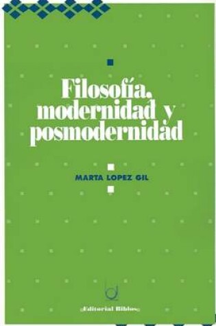 Cover of Filosofia, Modernidad y Posmodernidad
