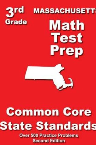 Cover of Massachusetts 3rd Grade Math Test Prep