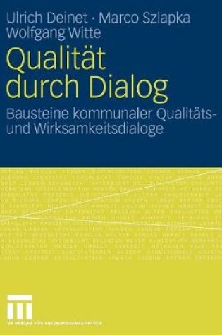 Cover of Qualitat Durch Dialog