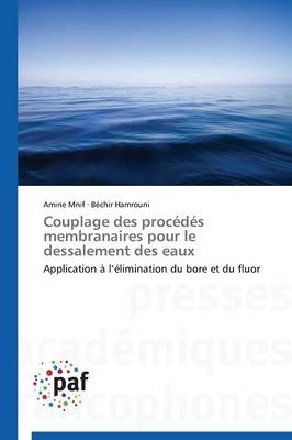 Book cover for Couplage Des Procedes Membranaires Pour Le Dessalement Des Eaux