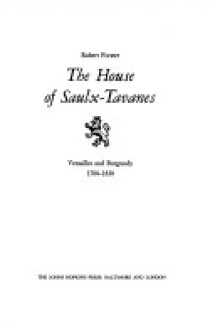 Cover of House of Saulx-Tavanes